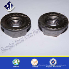 plain surface cold forged hex flange nut